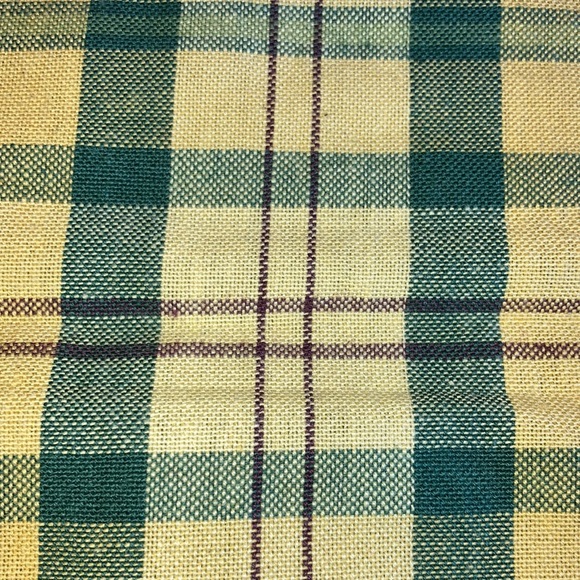 Set of 2 Napkins with Rings by Town & Country Home Plaid Farmhouse Cotton Large - Picture 8 of 8